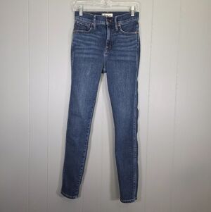 Madewell 10" High Rise Skinny Jeans Size 26